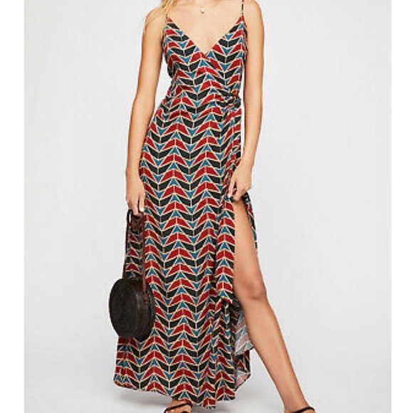 Free People Wrap Maxi Dress